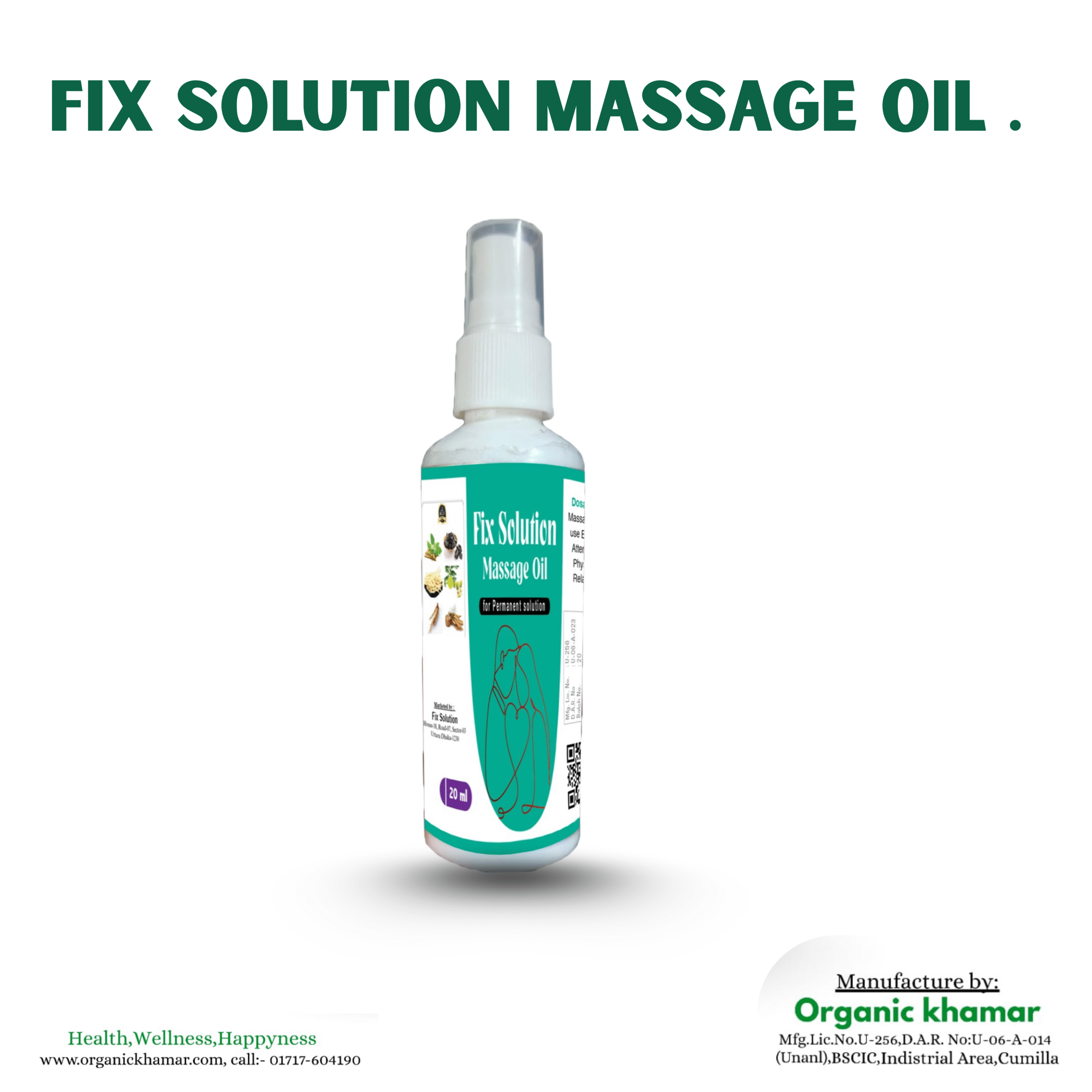 Fix Solution Tablet , Halua & Massage